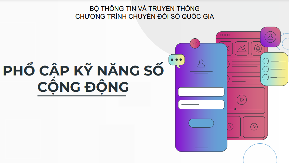 Khóa học phổ cập kỹ năng số cộng đồng