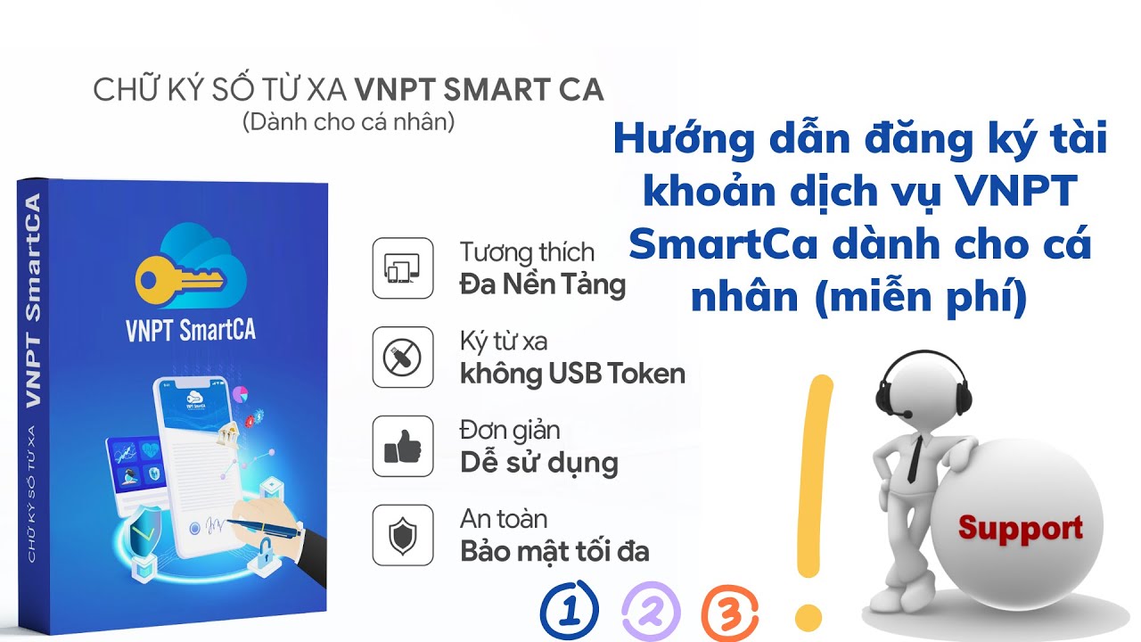 Hướng dẫn Đăng Ký Chữ Ký Số Dịch Vụ Công Miễn Phí Trên Ứng Dụng VNPT SmartCA Hệ thống Một cửa điện tử - VNPT Hưng Yên