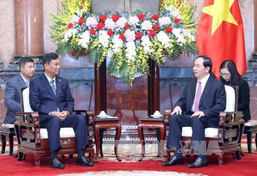 Chủ tịch nước tiếp Bộ trưởng Bộ Nội vụ Myanmar