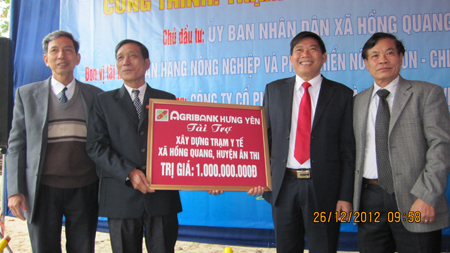 Agribank Hưng Yên: Thiết thực vì cộng đồng và an sinh xã hội